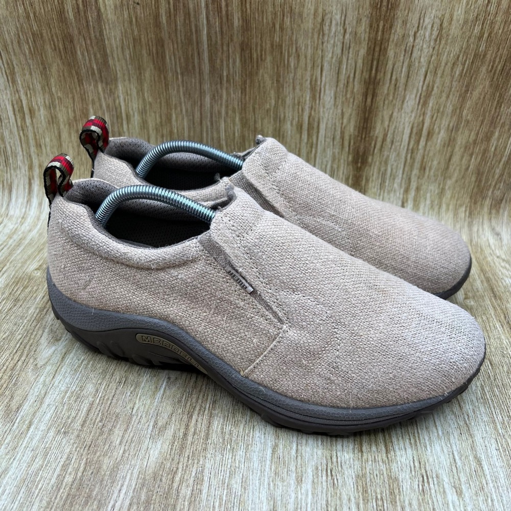 Merrell Hemp Moc Men's Size 11 Natural Beige Slip On Loafer Shoes Casual 63455